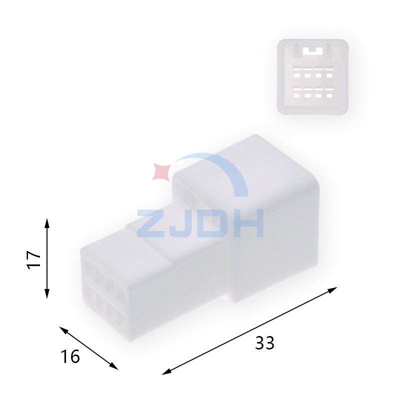 丰田8P母壳-ZJDH-乐清市地宏接插件有限公司